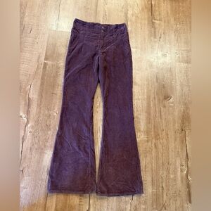 We The Free Women's Flare Corduroy Jeans in Purple